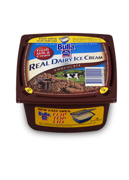 bulla ice cream tub
