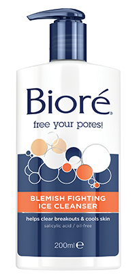 Biore Blemish Fighting Ice Cleanser