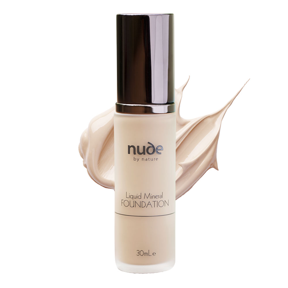 Nude by Nature Liquid Mineral Foundation + Free Post