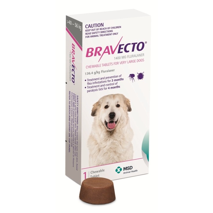 Bravecto Very Large (For Dogs 40 56kg) Reviews