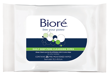 Biore Daily Deep Pore Cleansing Wipes